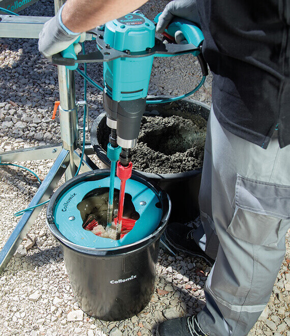 Le Mixer-Clean de Collomix est un système de nettoyage pour turbines de malaxage.