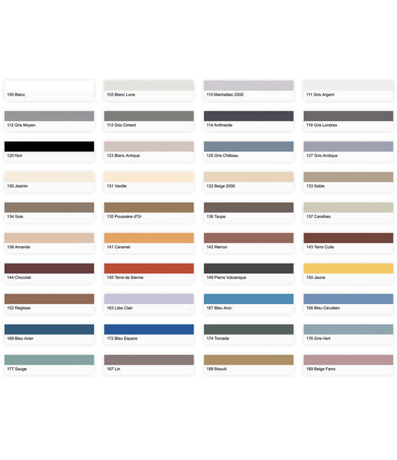 Choisissez votre couleur de joint carrelage dans la palette UltraColor Plus de Mapei