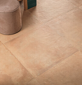Carrelage effet terre cuite pour apporter une touche d’authenticité à vos intérieurs.
