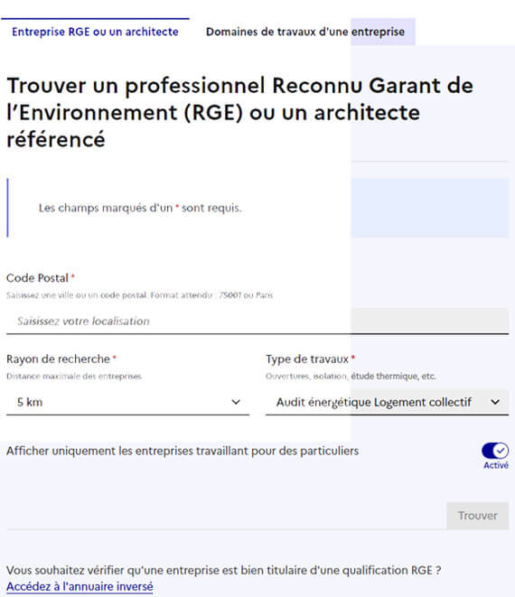 L'annuaire France Rénov référence les artisans certifiés rge