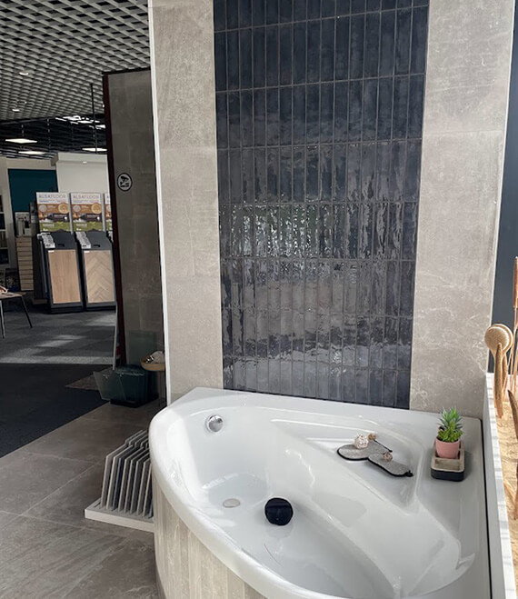 Le carrelage zellige en faïence de salle de bain à Mérignac