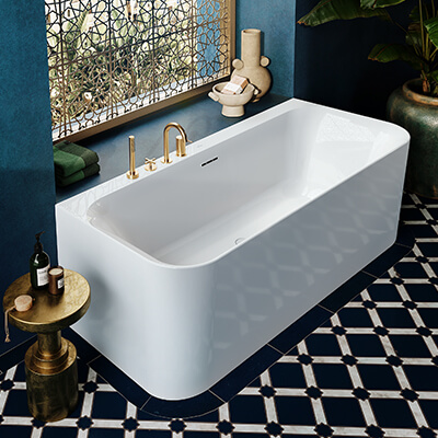 Baignoire semi ilot Loop&Friends de Villeroy&Boch