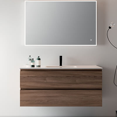 Meuble de salle de bain 2 tiroirs simple vasque SPEED Berloni