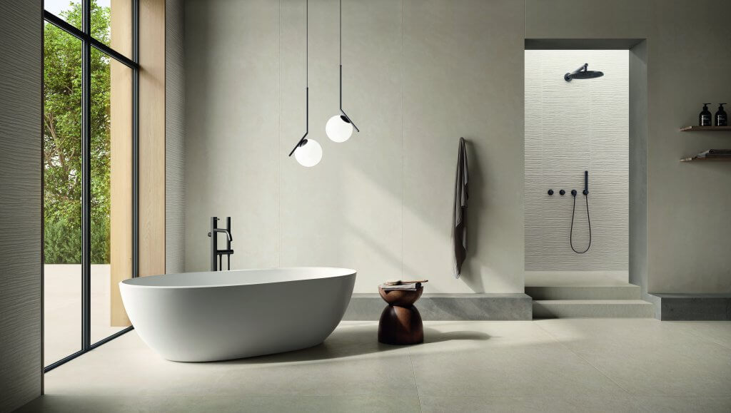 Carrelage effet béton ciré rectifié pour sol intérieur CEMENT VIBES de PIEMME