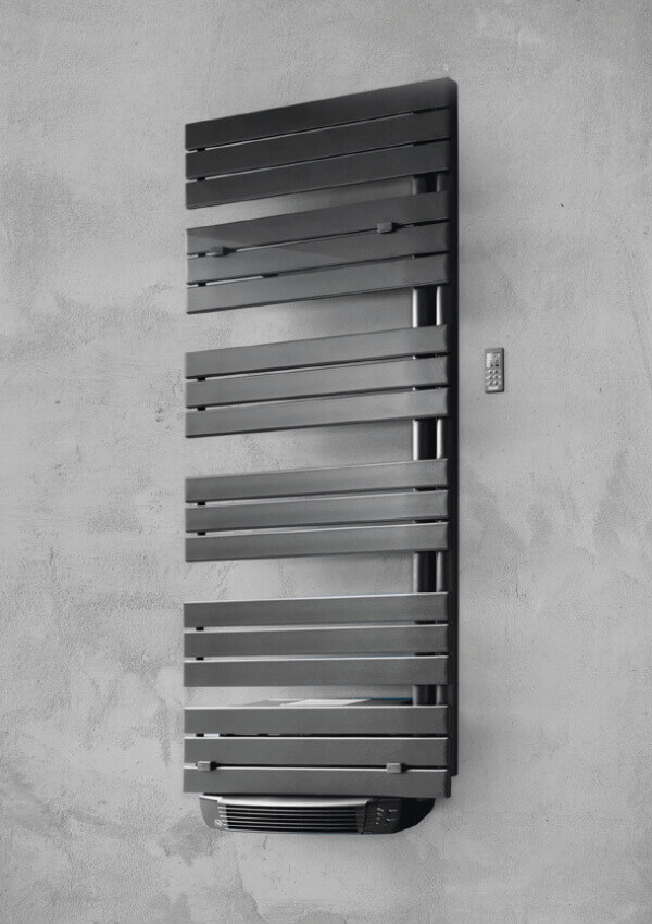 Sèche-serviette électrique soufflant AGATA anthracite