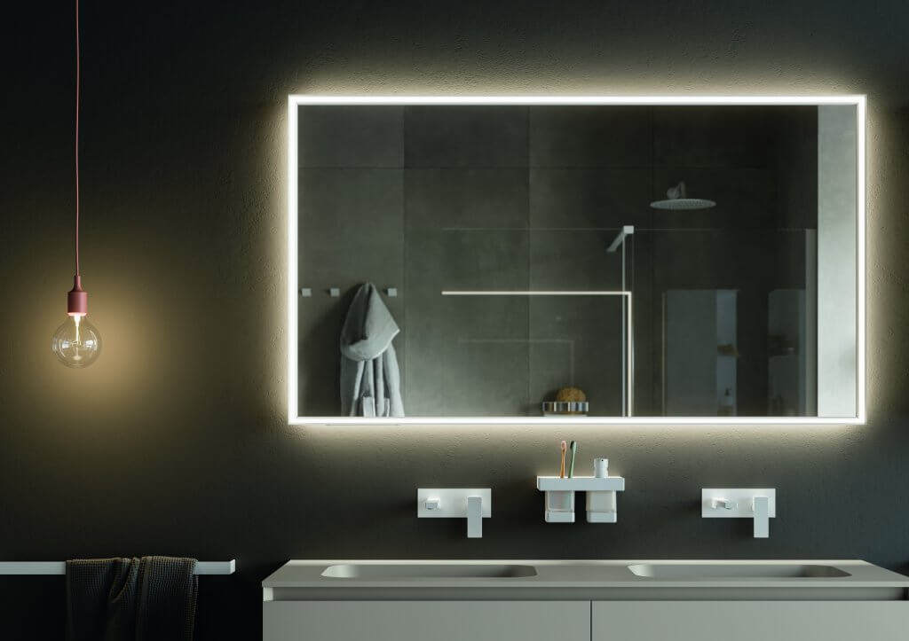 Miroir bluetooth lumineux PIRANO + de INDA